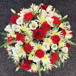 Red & White Posy